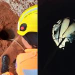 Criança de 6 anos cai em tubulão de obra de 5 metros de profundidade no interior de MG