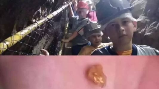 Criança encontrou a pepita em mina desativada há 50 anos em Minas Gerais
