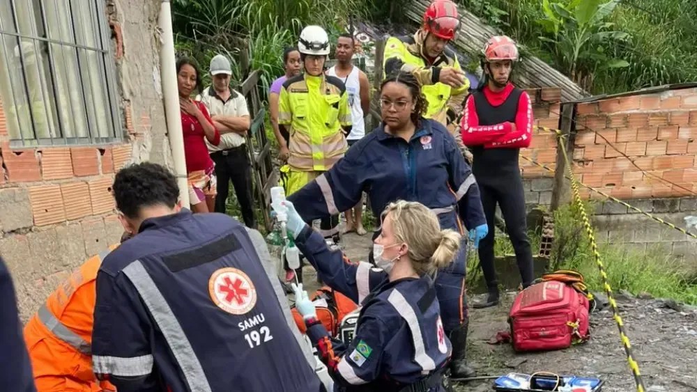 Morre menino de 5 anos que ficou soterrado por 40 minutos em Sabará