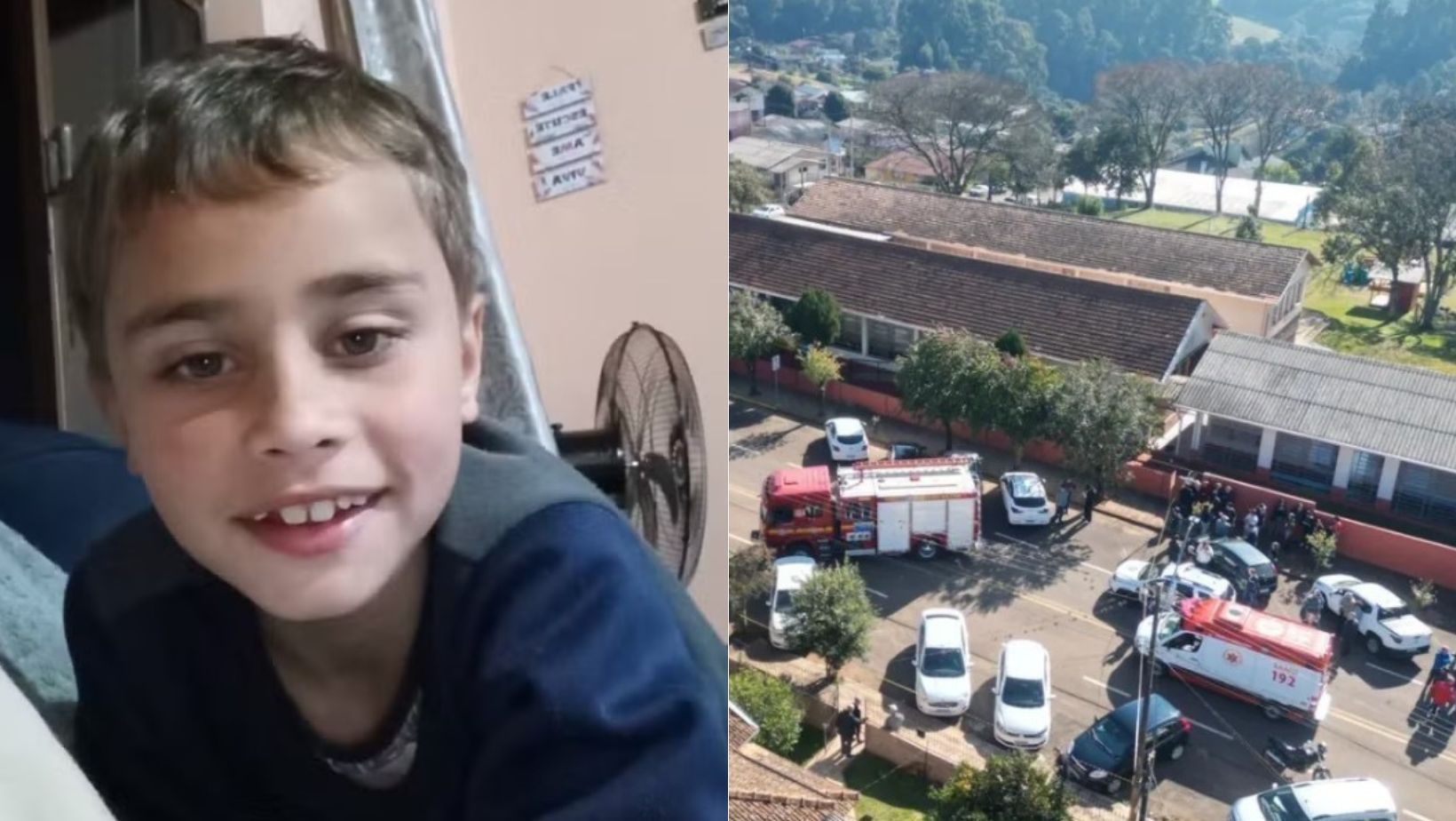 Criança morta durante ataque com faca em escola no RS será enterrada nesta quarta (9)