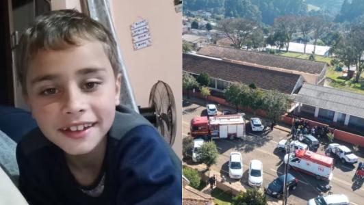 Vitor André tinha 9 anos e foi atingido nas costas.