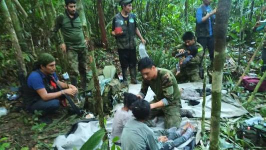 Crianças passaram 40 dias na selva