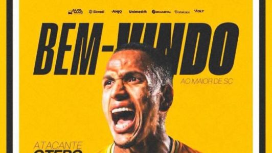 Otero foi anunciado pelo Criciúma