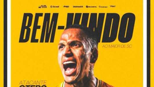 Otero foi anunciado pelo Criciúma