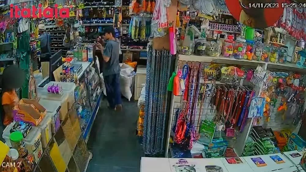 Vídeo: filha é suspeita de mandar assaltar casa de rações do pai em Sabará