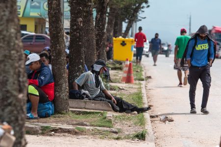 Pacaraima, na fronteira do Brasil com a Venezuela.