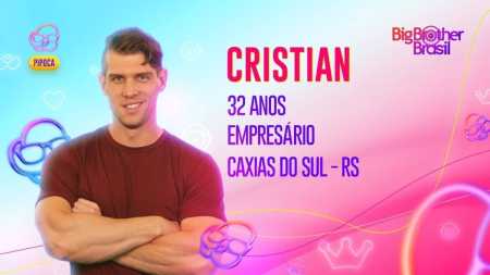 Cristian é o nono pipoca anunciado para o BBB 23