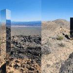 Monólito misterioso aparece 'do nada' no deserto de Las Vegas, nos EUA