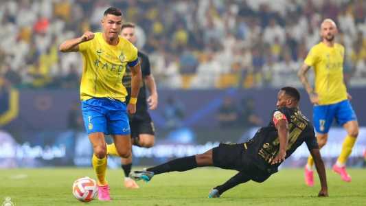 Cristiano Ronaldo acertou a trave no fim do jogo e não conseguiu ajudar a equipe