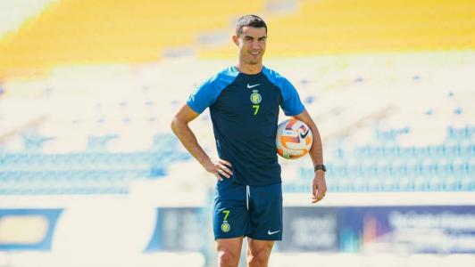 Cristiano Ronaldo nos treinos