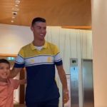 Cristiano Ronaldo se encontra com garoto vítima de terremoto na Síria