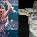 Taylor Swift ganha homenagem no Cristo Redentor; veja imagens