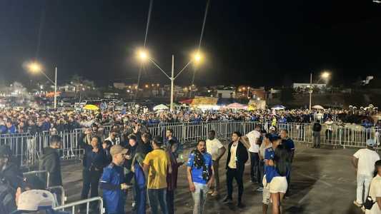 Cruzeirenses têm dificuldade de acesso à Arena do Jacaré, em Sete Lagoas