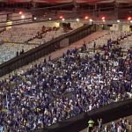 Torcida do Cruzeiro provoca Flamengo no Maracanã: 'Real Madrid, pode esperar'