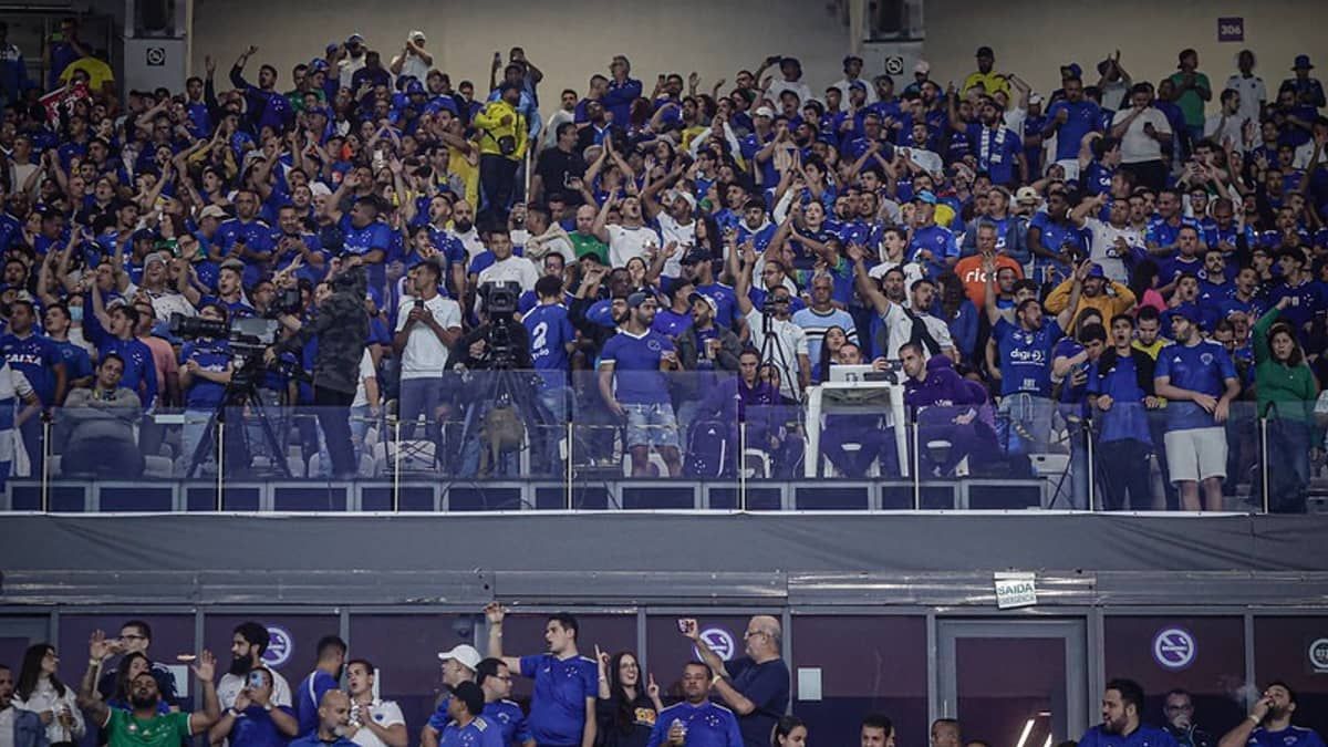 Cruzeiro divulga parcial de ingressos vendidos para jogo contra o Fortaleza