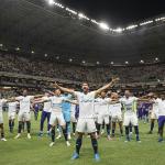 Mesmo sem torcida, Cruzeiro faz saudação viking na Arena MRV; assista