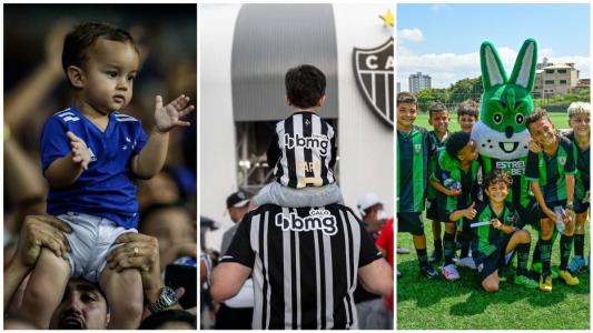 Cruzeiro, Atlético e América foram alguns times que homenagearam o Dia das Crianças