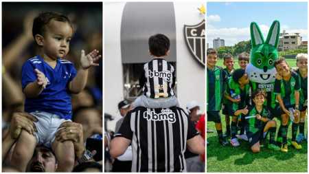 Cruzeiro, Atlético e América foram alguns times que homenagearam o Dia das Crianças