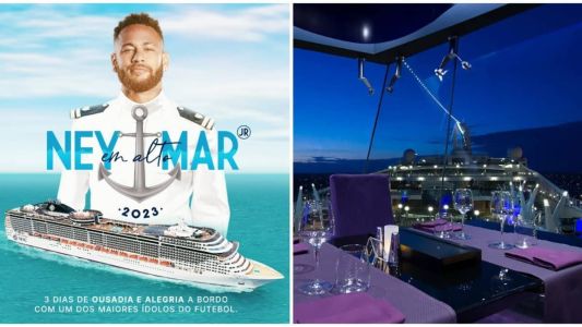 Cruzeiro de Neymar tem cabines esgotadas