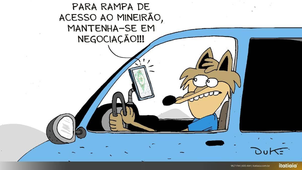 Cruzeiro de volta ao Mineirão? Veja a charge do Duke