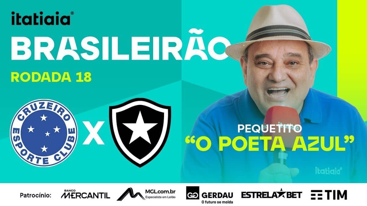 Cruzeiro x Botafogo: assista, ao vivo, à transmissão da Itatiaia