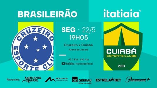 Cruzeiro e Cuiabá se enfrentam pelo Brasileirão