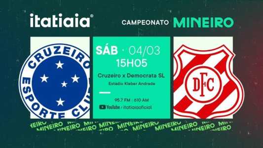 Cruzeiro e Democrata-SL se enfrentam neste sábado (4), às 16h30, em Cariacica