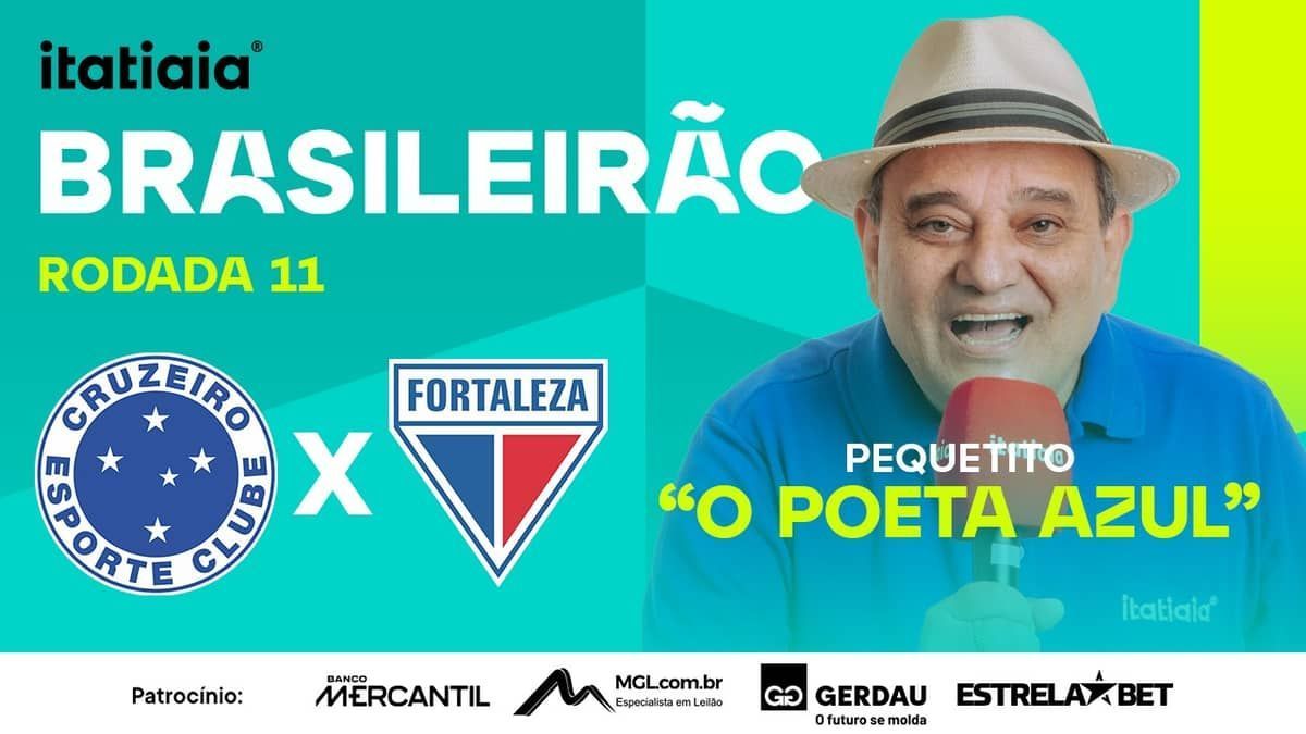 Cruzeiro x Fortaleza: assista, ao vivo, à transmissão da Itatiaia 