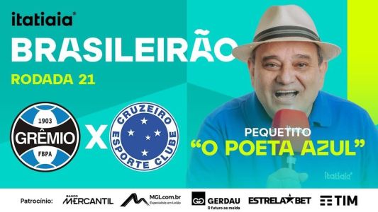 Cruzeiro e Grêmio duelam às 19h deste domingo (27)