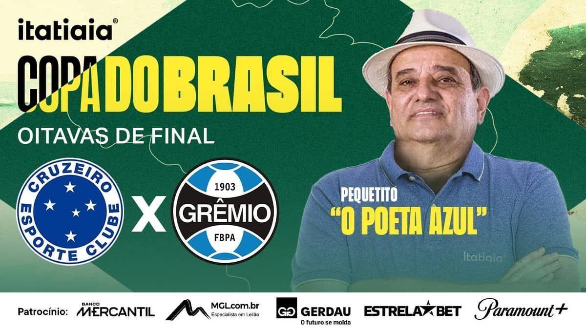 Cruzeiro x Grêmio: assista, ao vivo, à transmissão da Itatiaia