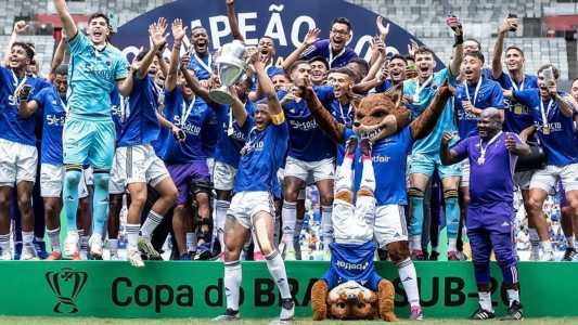 Cruzeiro é o maior campeão nacional da categoria sub-20