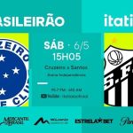 Cruzeiro x Santos: assista, ao vivo, à transmissão da Itatiaia