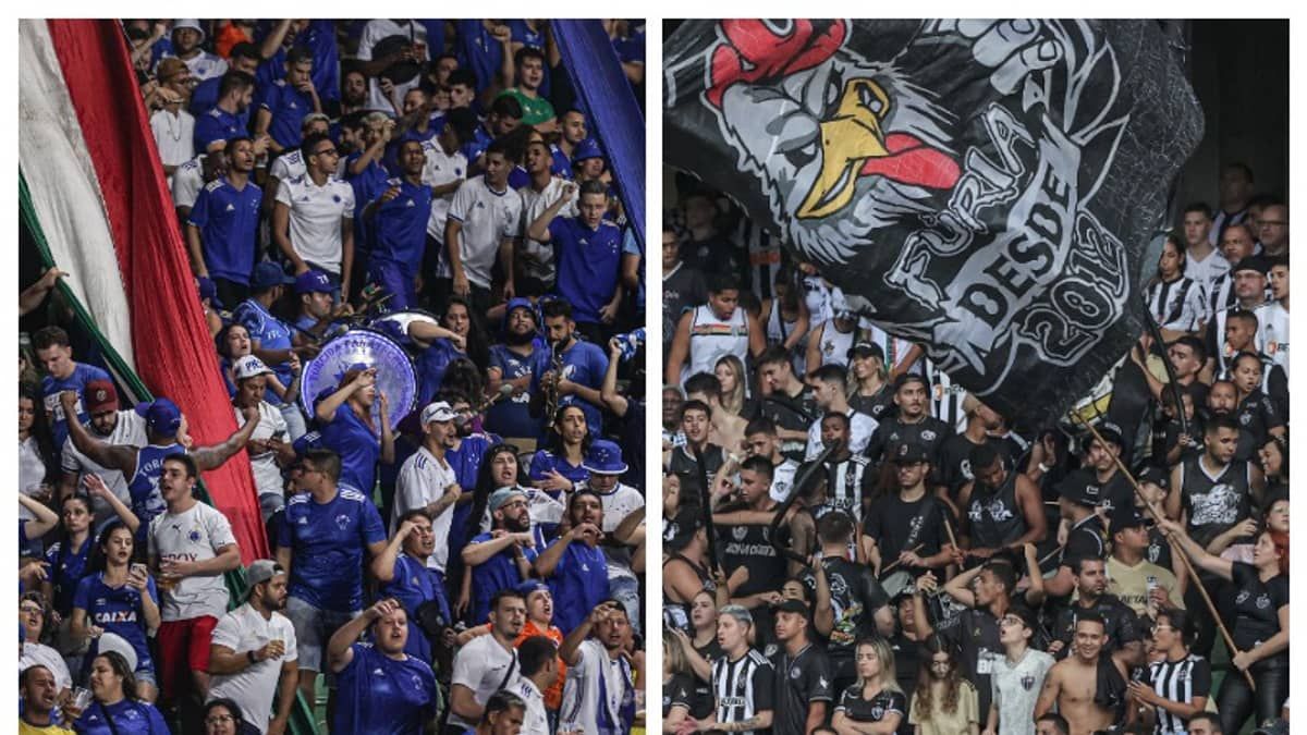 Cruzeiro arrecada quase meio milhão a mais que o Atlético no Mineiro