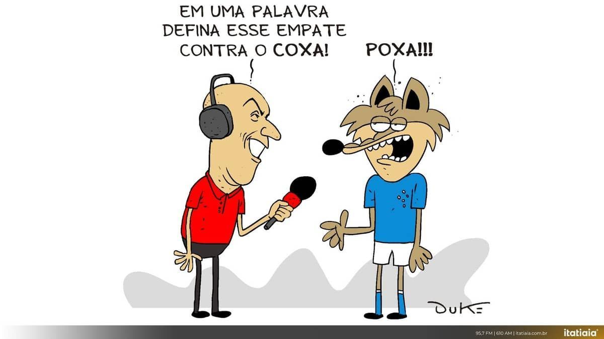 Charge do Duke: a má atuação do Cruzeiro contra o Coritiba