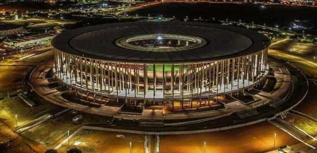 Estádio Mane Garrincha, em Brasília-DF