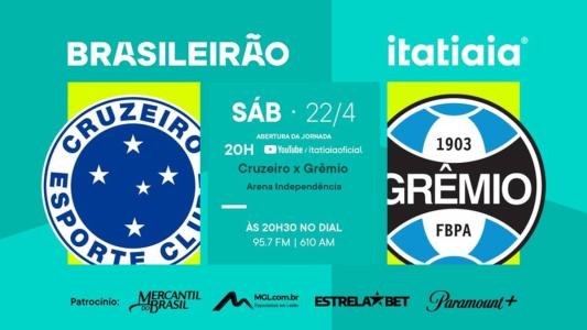 Cruzeiro recebe o Grêmio pela segunda rodada do Campeonato Brasileiro da Série A