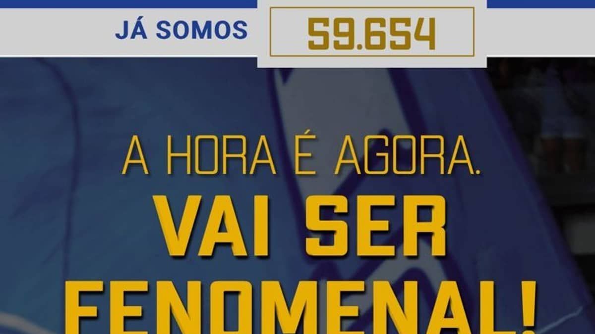 Cruzeiro registra menos de 60 mil sócios-torcedores em 2023