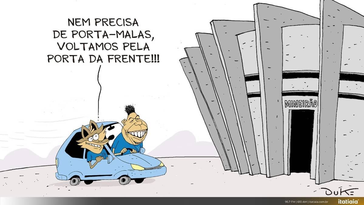 Charge do Duke: Cruzeiro retorna ao Mineirão