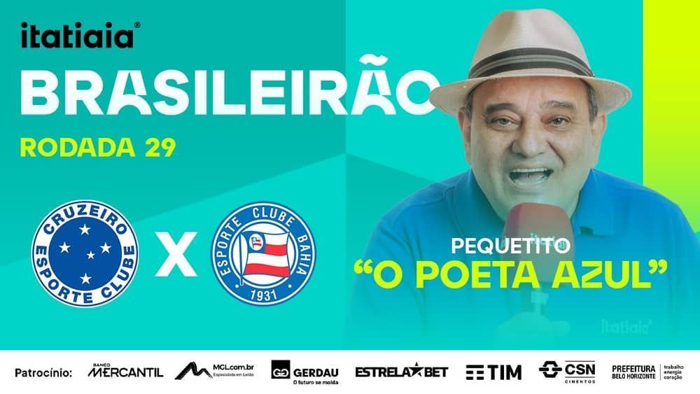 Cruzeiro x Bahia: assista, ao vivo, à transmissão da Itatiaia