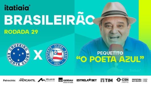Cruzeiro x Bahia é na Itatiaia