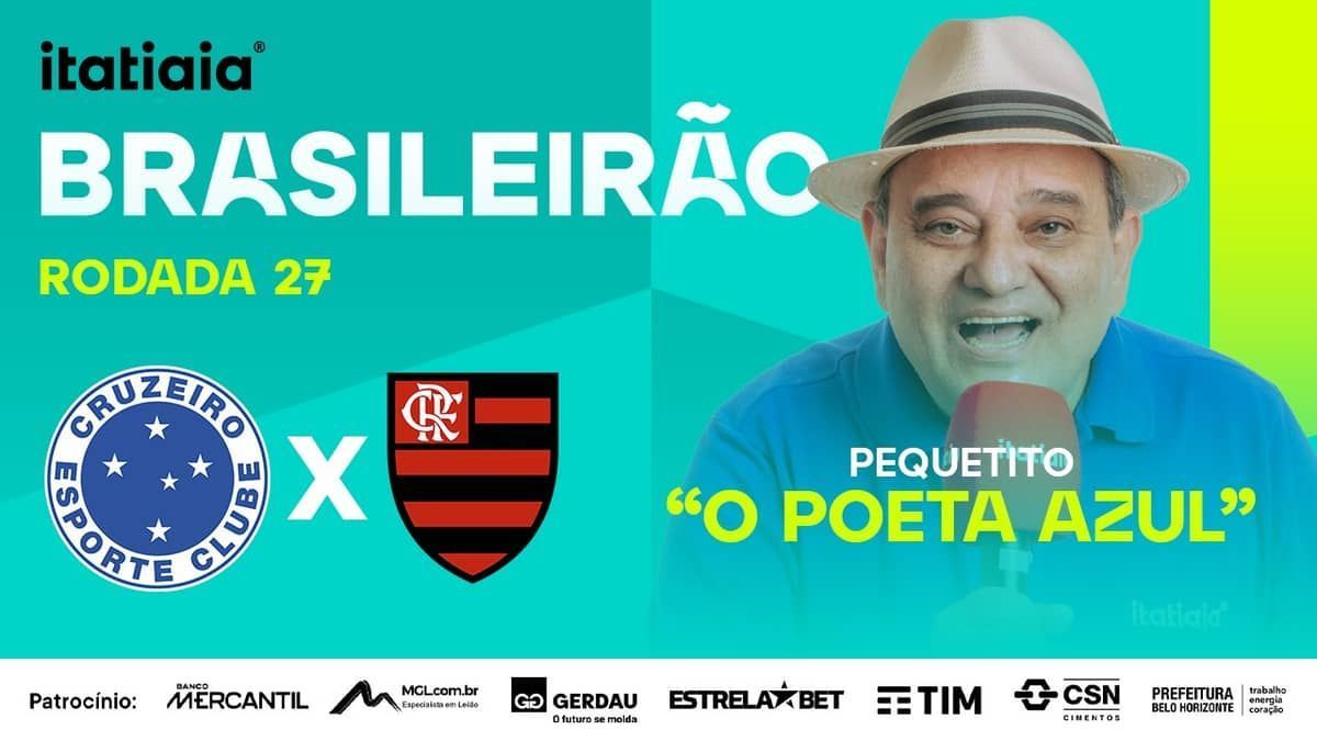 Cruzeiro x Flamengo: assista, ao vivo, à transmissão da Itatiaia