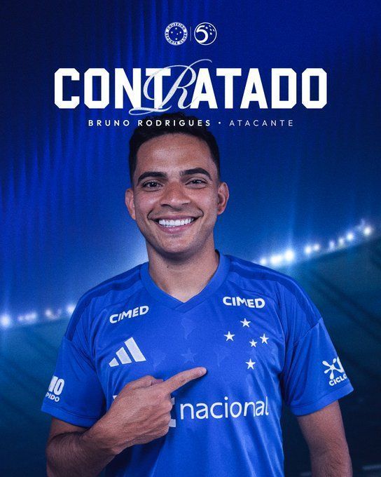 Cruzeiro oficializa retorno de Bruno Rodrigues, emprestado pelo Palmeiras