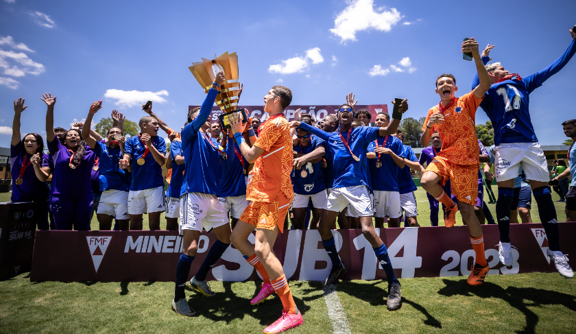 Cruzeiro é campeão mineiro sub-14 e domina títulos na base em 2023