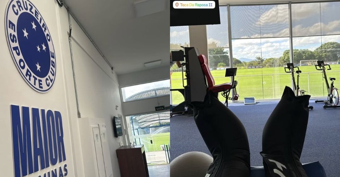 Férias? Jogadores do Cruzeiro vão à Toca da Raposa II para recuperações