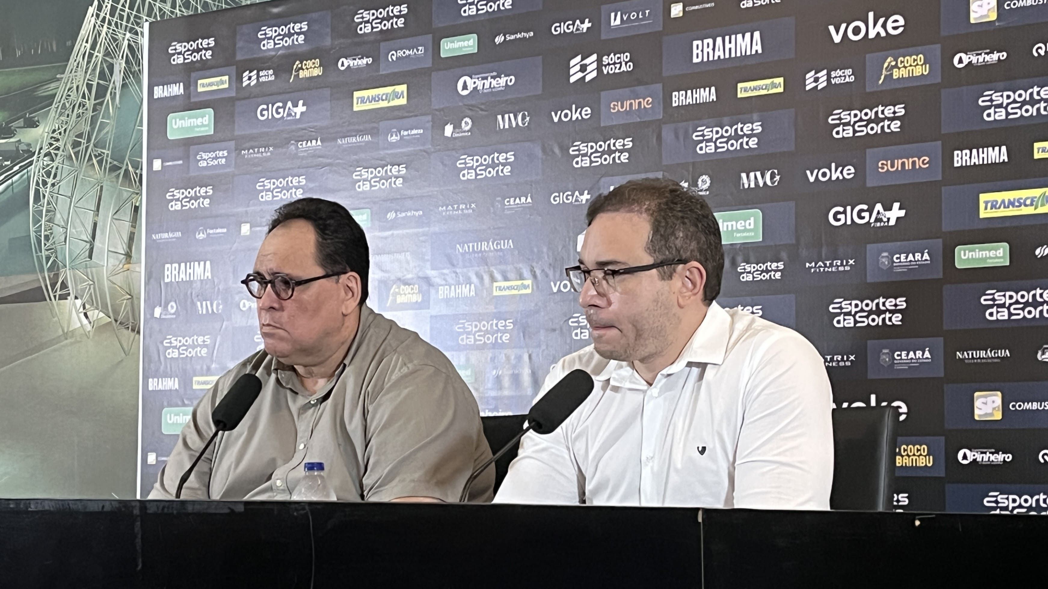 CEO do Ceará recita poema ao mandar recado para torcedores do clube