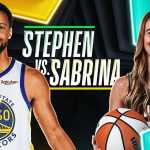 NBA marca duelo de três pontos entre Stephen Curry e Sabrina Ionescu, da WNBA