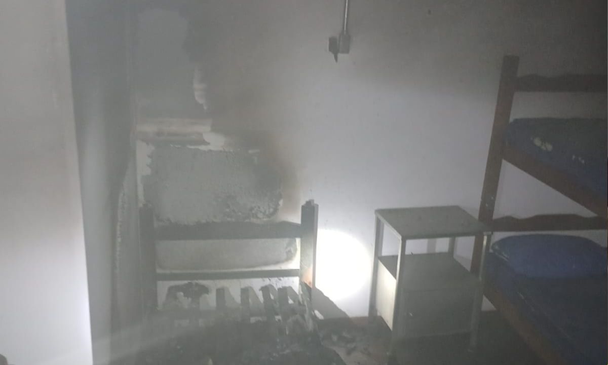 Princípio de incêndio é controlado no HU Santa Catarina em Juiz de Fora