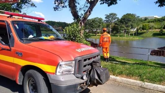O Corpo de Bombeiros foi acionado por volta das 15h30 deste domino (3)