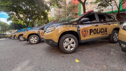 Viaturas da Polícia Militar de Minas Gerais