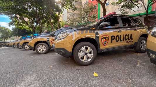 Viaturas da Polícia Militar de Minas Gerais